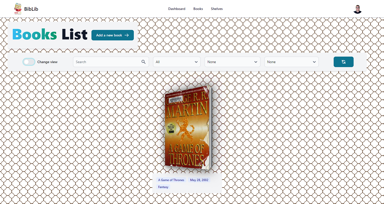 Captura de pantalla del proyecto /projects/biblib.webp